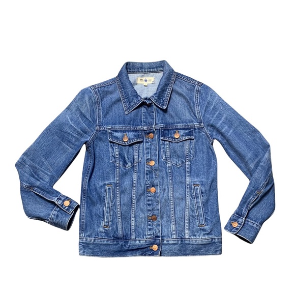 Madewell Medium Wash 4 Pocket Jean Jacket Size Small